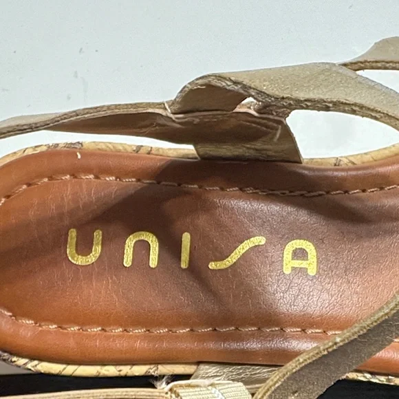 Unisa Gold Strappy Sandals - Picture 12 of 12